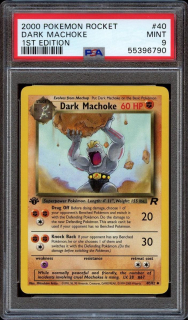 Dark Machoke 1st edition (PSA 9)