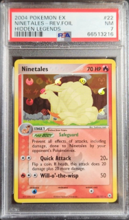 Ninetales HL- Stamp Holo (PSA 7)