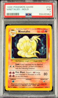 PSA 7 Ninetales Holo BS