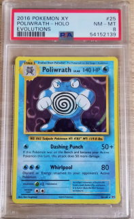 PSA 8 Poliwrath (Holo)