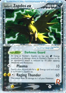 Rockets Zapdos EX