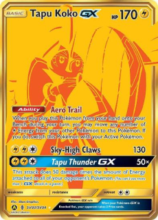 Tapu koko GX (gold)
