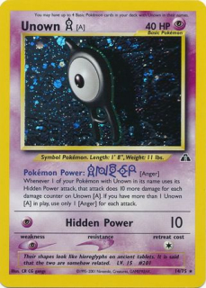 Unown A (holo)